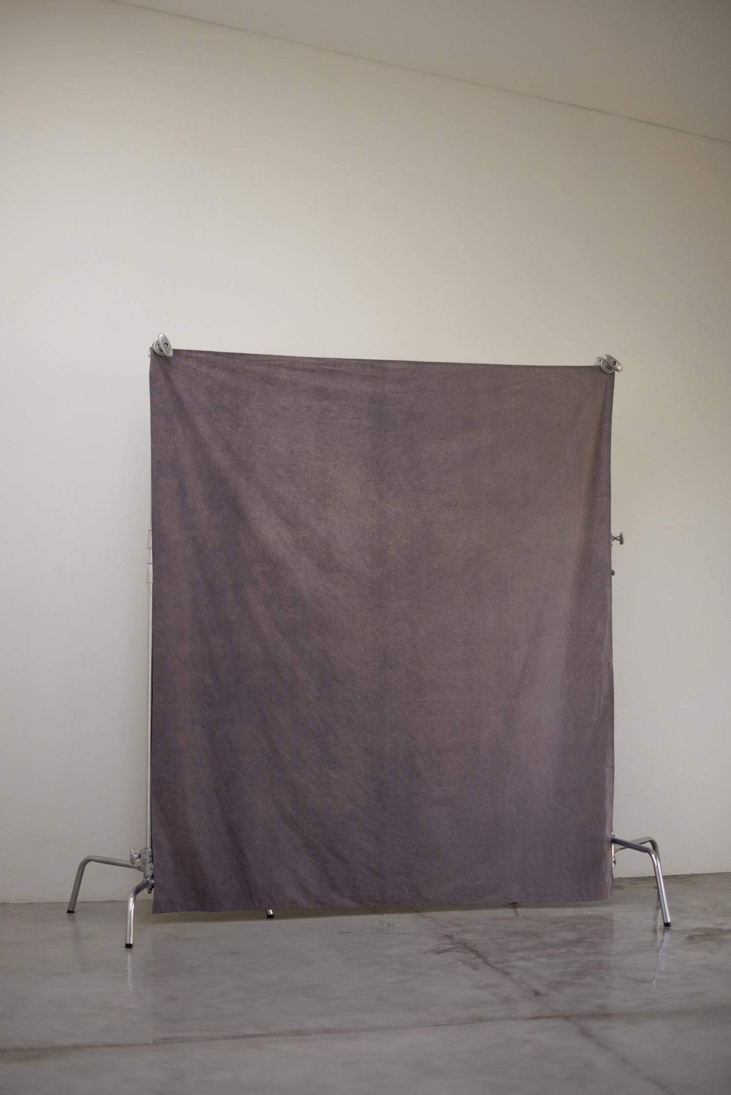 [140x200cm] Cotton Backdrop Purple Grey