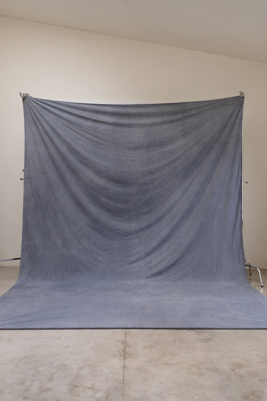 [3x6m] Cotton Backdrop Salvia Blue