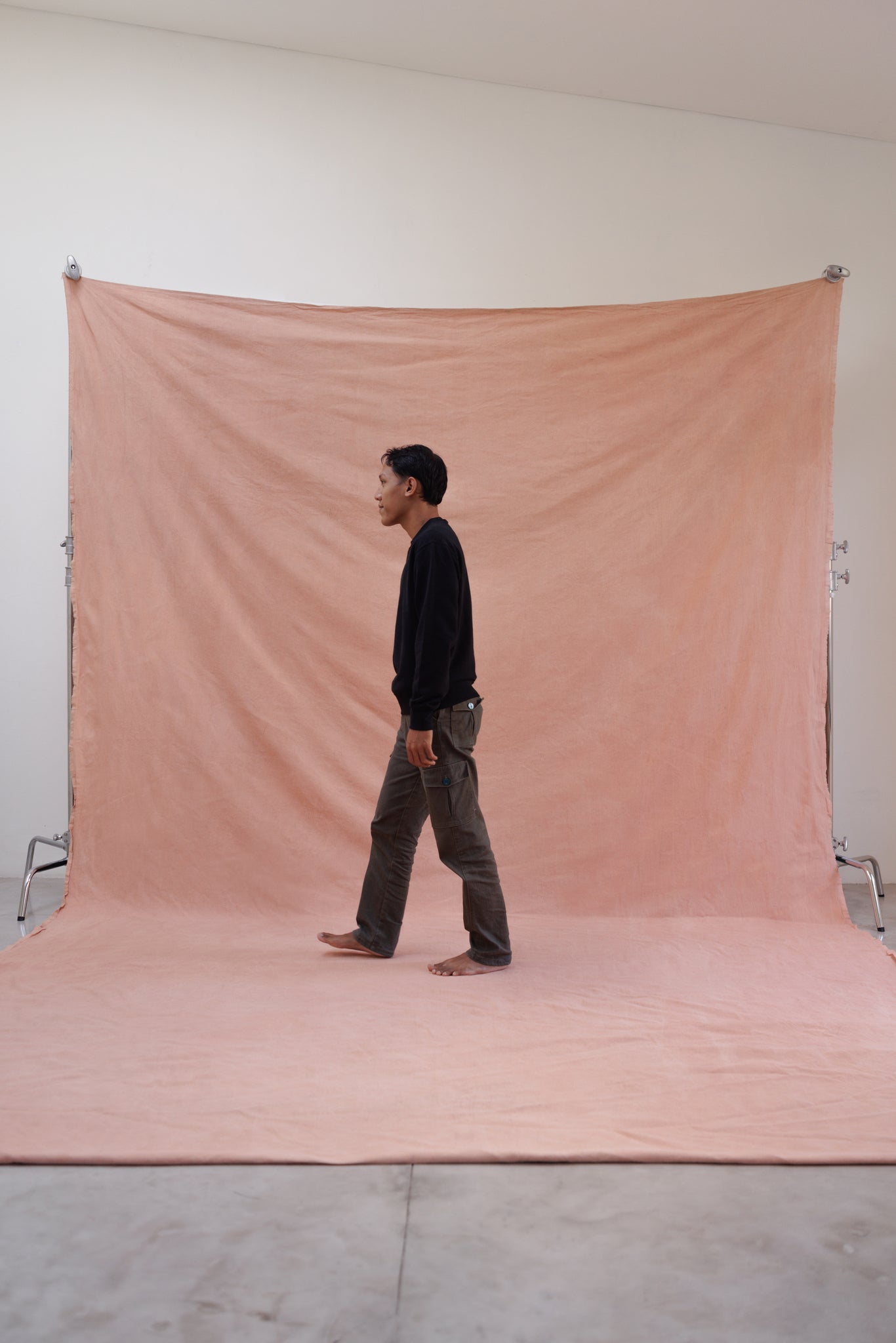 [3x6m] Canvas Backdrop Pale Pink