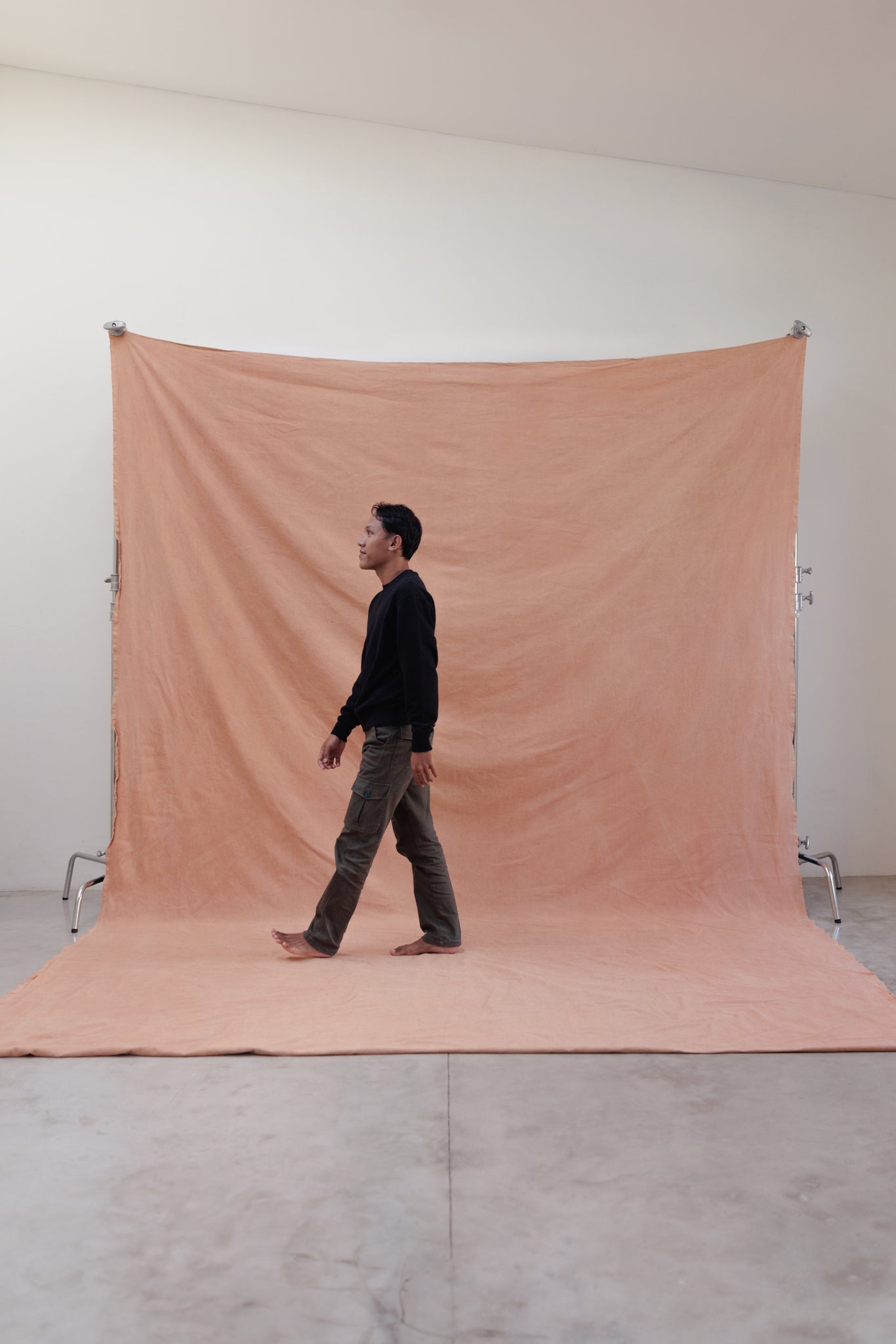 [3x6m] Canvas Backdrop Sunset Pink