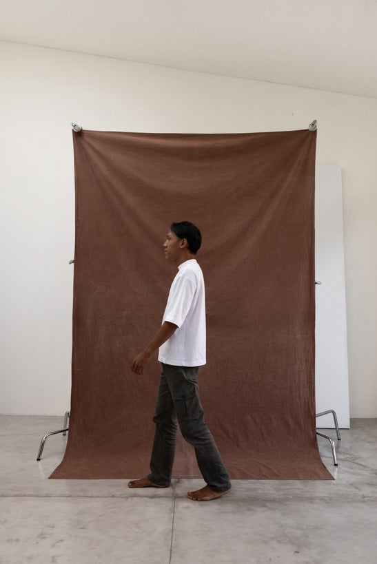 [2x3m] Cotton Backdrop Recycled Brown