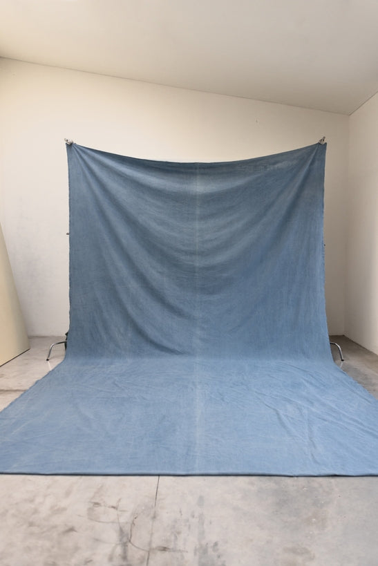 [3x6.25m] Canvas Backdrop Nile Blue