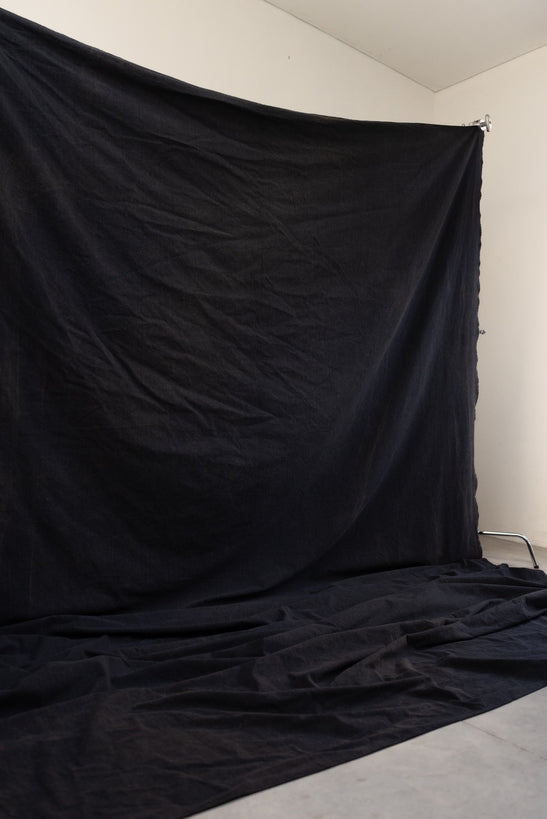 [3x4.25m] Canvas Backdrop Black Jeans