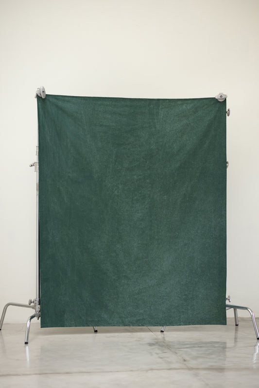 [140x170cm] Cotton Backdrop Christmas Green