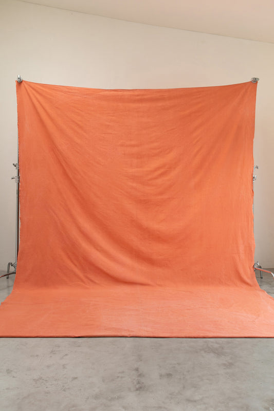 [3x6m] Canvas Backdrop Coral Red