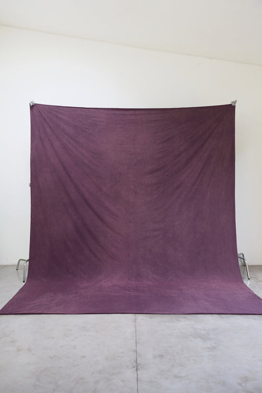 [3x5.5m] Cotton Backdrop Dark Purple