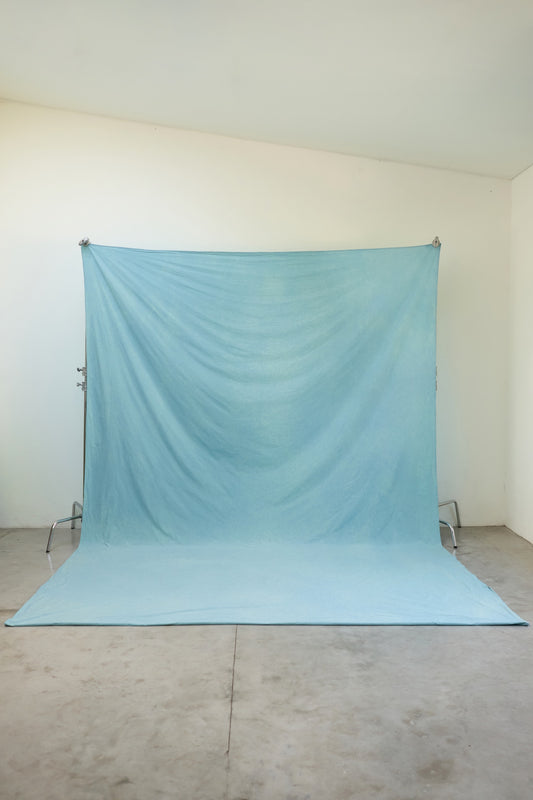 [3x5m] Cotton Backdrop Pigeon Blue
