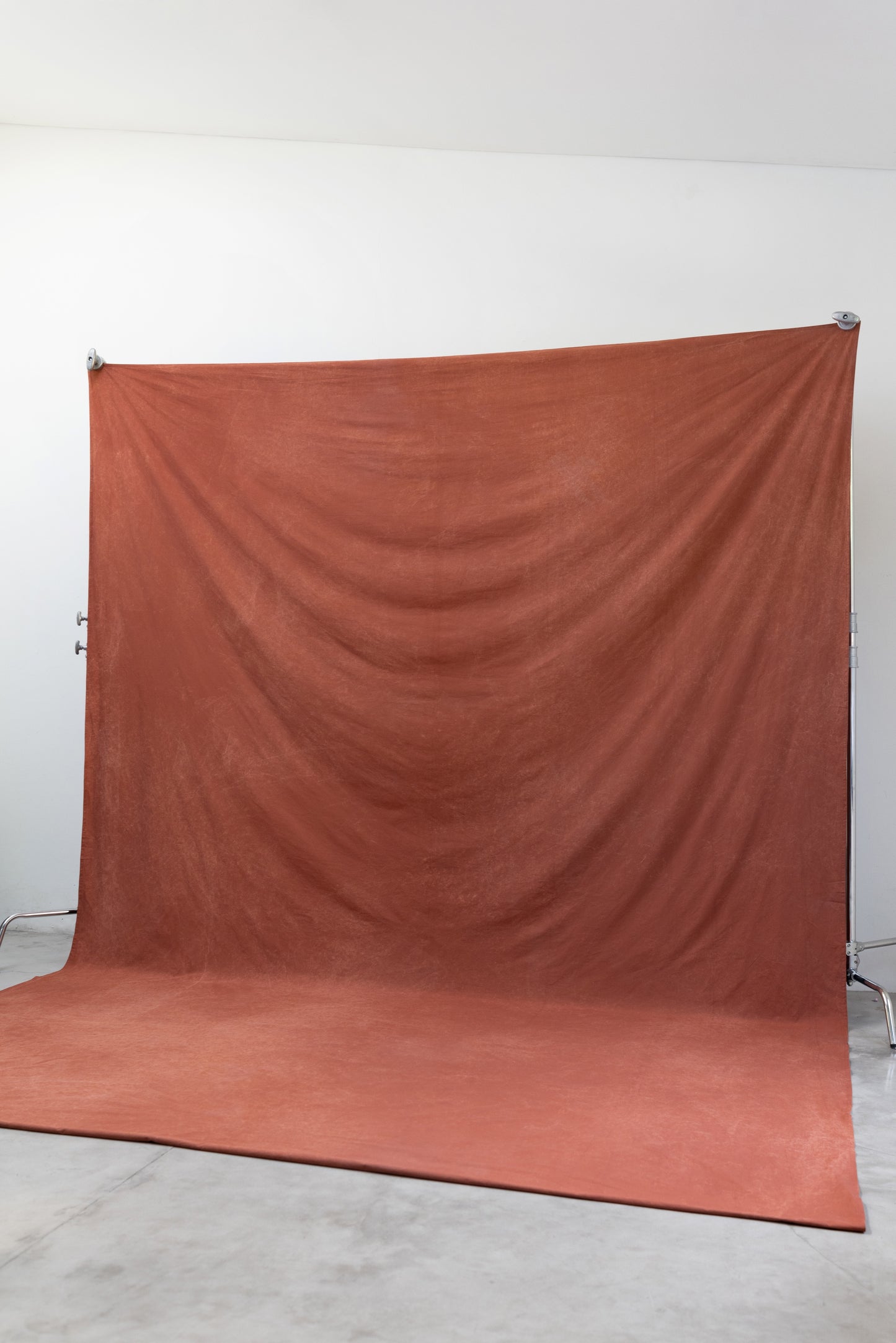 [3x3.75m] Cotton Backdrop Brick Red