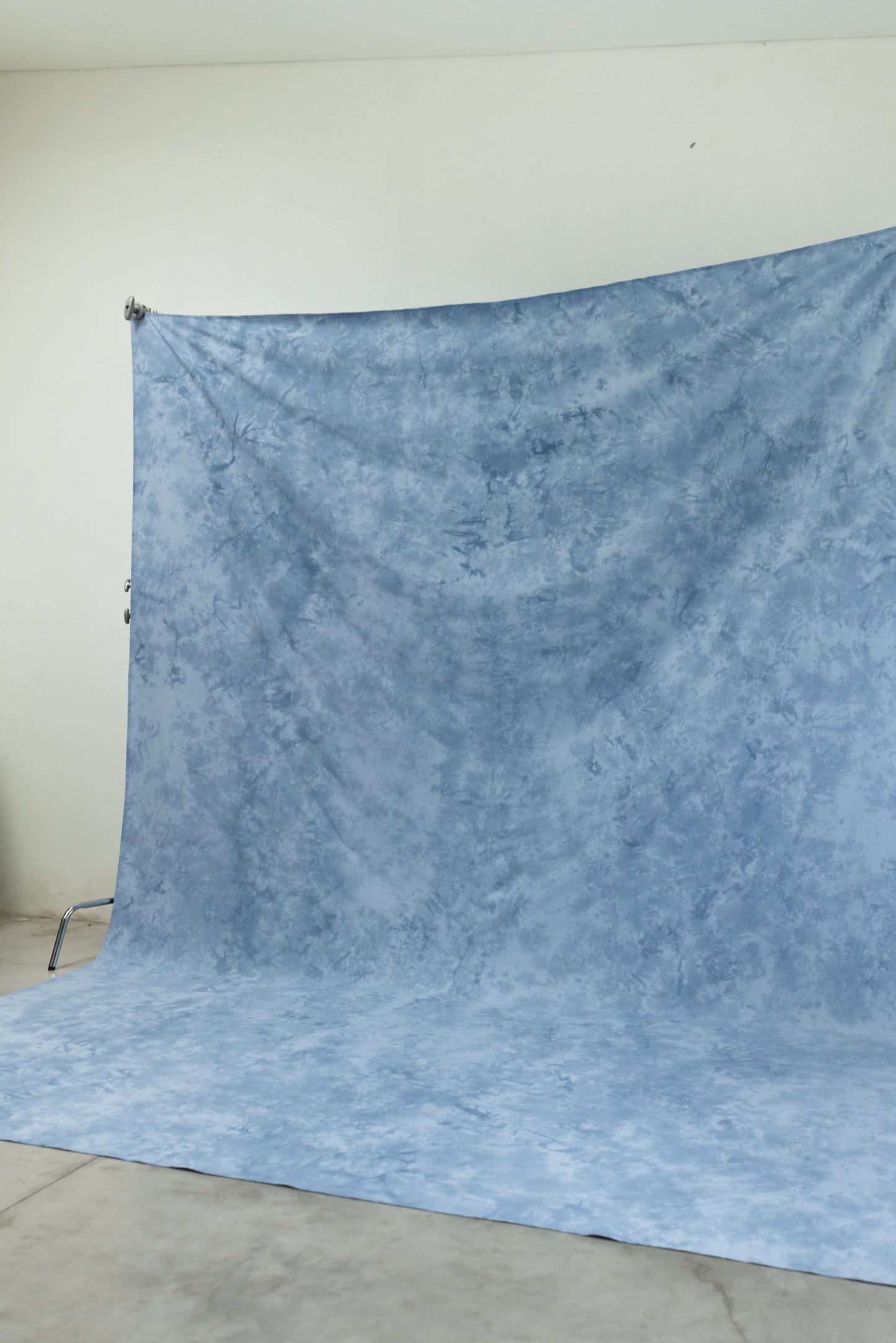 [3x5.75m] Tie-Dye Cotton Backdrop Bahamas Blue