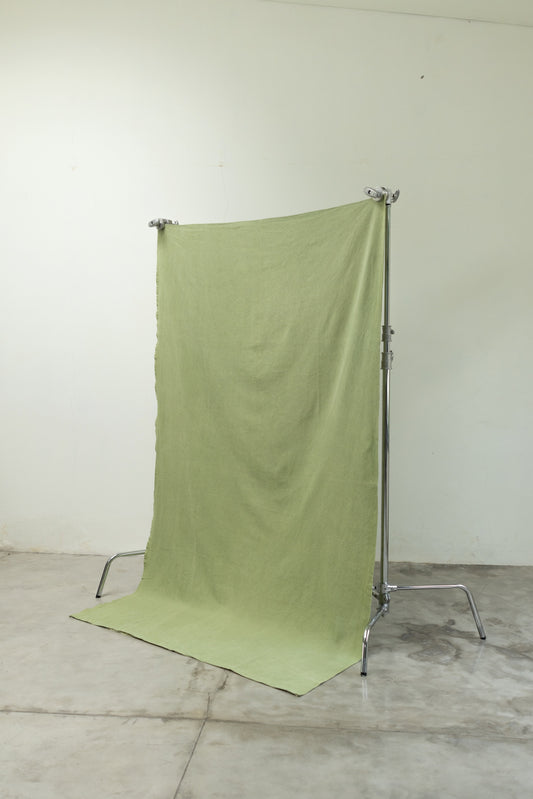 [140x245cm] Canvas Backdrop Lime Green