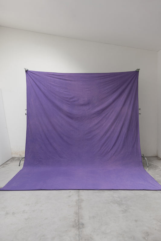 [3x5.5m] Cotton Backdrop Purple Heart