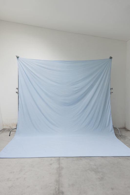 [3x4m] Cotton Backdrop Maya Blue