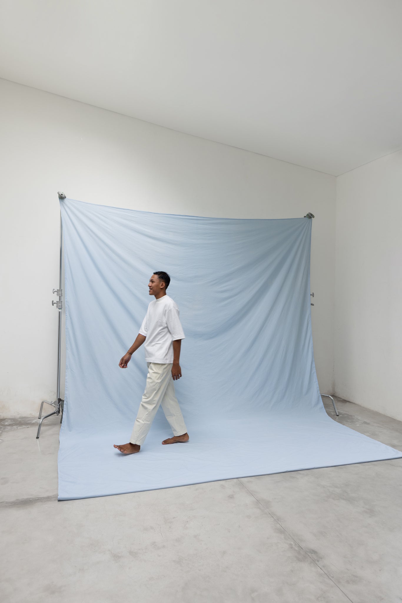 [3x5m] Cotton Backdrop Maya Blue