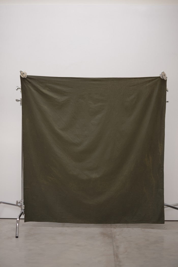 [140x150cm] Cotton Backdrop Army Green