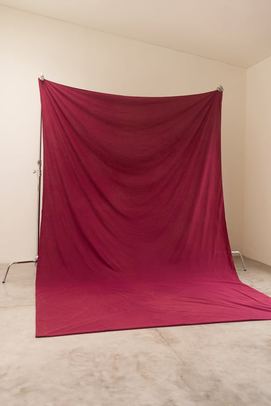 [2.4x2.50m] Cotton Blend Backdrop Magenta
