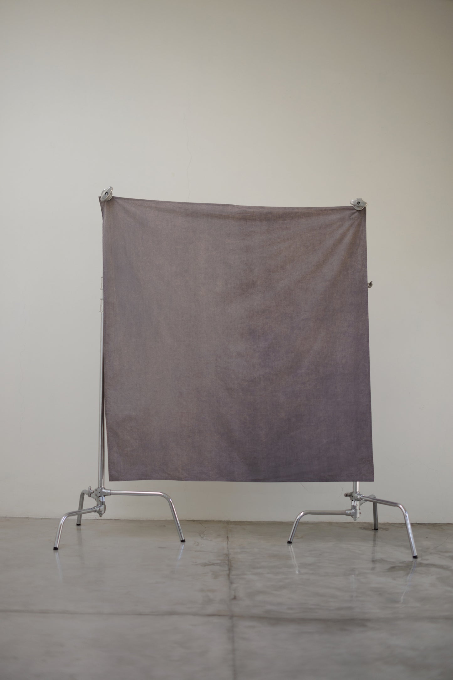 [140x150cm] Cotton Backdrop Purple Grey