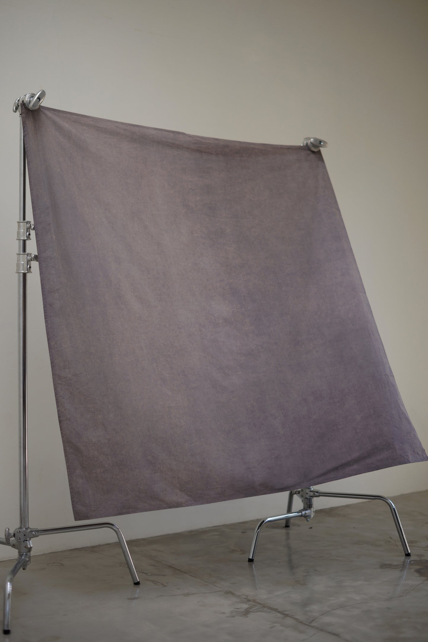 [140x150cm] Cotton Backdrop Purple Grey