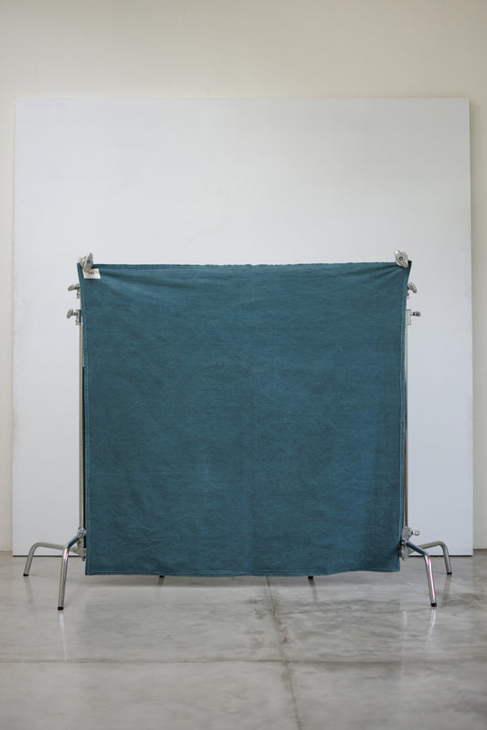[145x155cm] Canvas Backdrop Apnea Blue